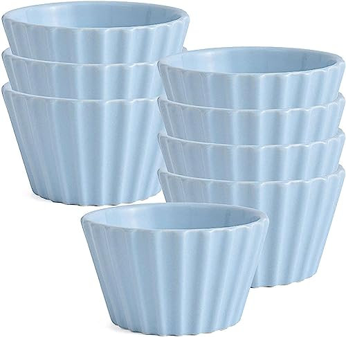Tazón de sopa, Tazón de arroz, Tazón de desayuno, Juego de ramequines, 170 ml, Ramekins de Creme Brulee, Plato de soufflé Platos a prueba de horno, Ramekins de soufflé, Ramekins for freidora de aire-r
