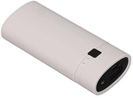 Kit Custodia Power Bank, 2x Caricabatteria Scatola Fai da Te, Custodia USB Power Bank per Smartphone (Bianco)