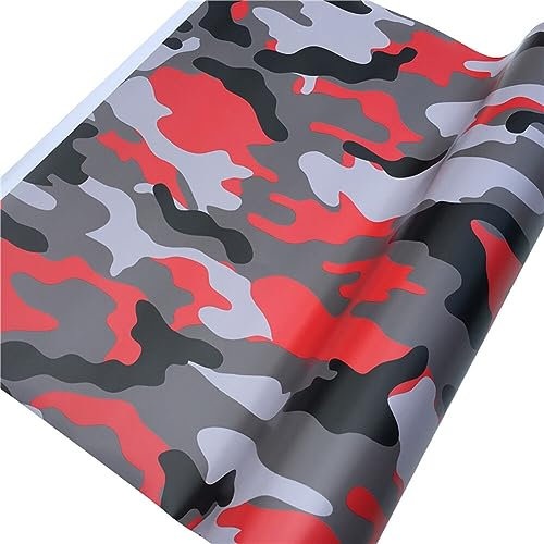 Camo Vinyl Wrap Auto Motorrad Aufkleber, Camouflage Autofolie Selbstklebend, PVC Camouflage Vinyl Autoaufkleber