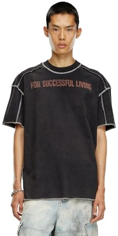 Diesel_T-CRAOR Maglietta_Shirt_Black_XL