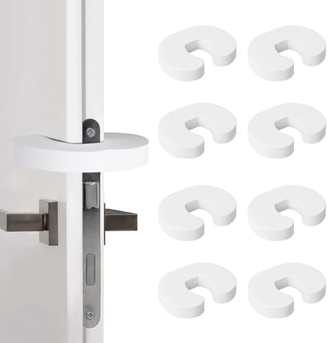 Romon Fermaporta Bambini, 8 Pezzi Sicurezza Schiuma Di Protezione per le Dita Fermaporta Bambini Sicurezza per Bambini Fermaporta per Bambini Paraspigoli di Protezione Salva Dita Salvadita per Porte