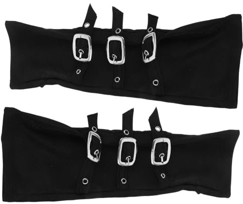 JEWEDECO 1paar Halloween Cosplay Armguards Bracers Für Damen Und Herren Punk-Retro-handschützer Für Kostüme Bühnenauftritte Und Karneval