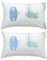 AOEVUIR Set di 2 pezzi di federe per neonati, set di federe per culla e lettino, 100% cotone, biancheria da letto per neonati (motivo a orsetto)