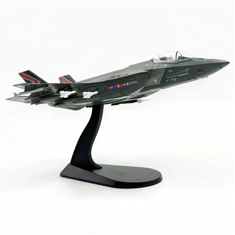 YLQERZ Metallflugzeugmodell 1/72 Acale Für F-35A Lightning II Kampfflugzeug Flugzeug Diecast Legierung Metall Modell Sammeln Oder Verschenken