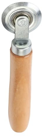 Acunny Strumento di spline dello schermo, rullo degli attrezzi per schermo, strumento per schermo della finestra, con manico in legno, impermeabile, fatto a mano, antiruggine, artigianato e accessori