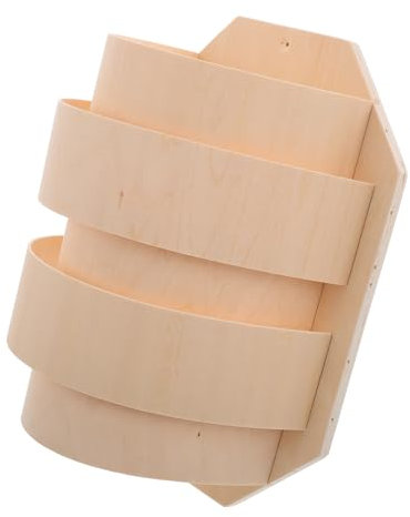 Garneck Paralume Per Lampada Sauna in Legno Leggero e Delicato Decorazione Rustica Per Camera Sauna e Bagno Turco Copertura Paralume Elegante e Facile Da Installare