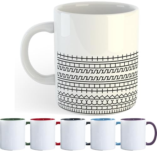Fuck This Shit Pattern | Funny Gift Idea Cup Tea Coffee | 11oz Mug