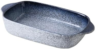 Lizhuzhuzs28 Cooking teglia Forno Vassoio for Riso al Forno con Formaggio da 700 ml, in Ceramica, for Forno a microonde, Utensili da Cucina teglie da Forno per Lasagne(Blue)