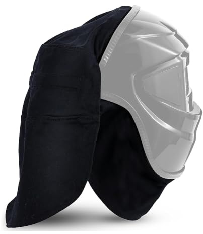 Elqubkan Juego de 2 Piezas de para de Soldadura y Pechera para, Accesorios de Soldadura con Sello de Ajuste A Presión para Protección del Cuello de Soldadura