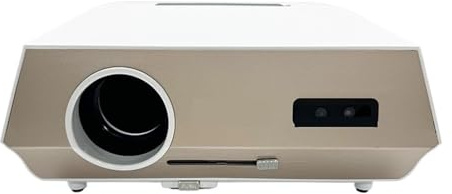 【Proiettore da 2200 lumen ANSI】Compatibile for riunioni Home Theater Wifi Multi-schermo Led Smart Android 14 Wifi 4K Proiettore portatile 1080P(A10P 100 inch screen,AU Plug)