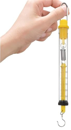 Rrlihjgu Spring Scale - Capacità 25 kg Dinamometro Trasparente | Dinamometro Fisico | per Esperienze di Fisica Scuola Educativa Studenti