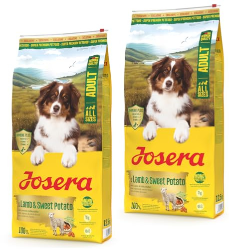 Josera Lamb & Sweet Potato 2 x 12,5 kg Trockenfutter für Hunde