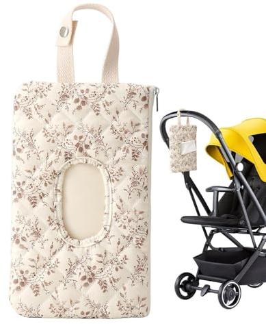 Estuche de viaje para toallitas para bebés, portátil impermeable para mamá, soporte para toallitas para bebés Oxford de doble capa, para biberones, ropa, toallas, juguetes, pañales, chupetes,