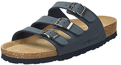 Rohde Damen, Frauen, Klassische Sandalen, Sandalen,Pantoletten,Sommerschuhe,Hausschuhe,Kork-fußbett,Ocean,40 EU / 6.5 UK