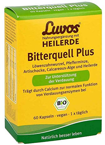 Luvos Heilerde Bio Bitter 60 stk