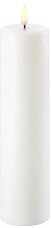 Piffany Copenhagen Kerze, Polypropylen, Nordic White Pillar, 5.8 X 25 cm