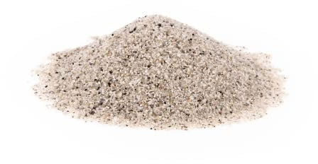TM Aquatix Aquarium Sand Gravel for Aquarium Natural Substrate Soil Perfect for Plant Growth 1-2mm (25kg, Grey)