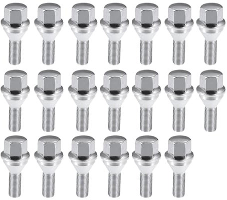 A ABSOPRO 20 Unidades Pernos De Rueda Para Automóvil No.6511051Aa Para Jeep Cherokee 2014-2021