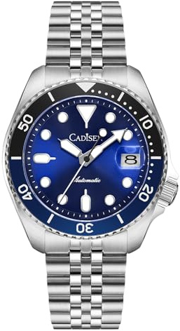 CADISEN Automatik Uhr Herren Mit Gangreserve Mechanische Edelstahl Saphirglas Homage kaufmännische Angelegenheiten