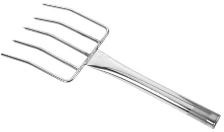 Amosfun Forchetta in Acciaio Per Trapiantare Germogli Soia Utensile Da Per Scavare e Movimentare Piccole Piante Design Portatile e Resistente