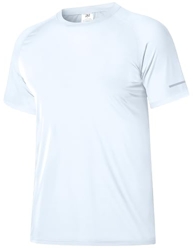 Boyzn 1 eller 3-pack herr rash vest, UPF 50+ solskydd, kortärmad simt-shirt, snabbtorkande vattensport rashguards, UV simtoppar, strand t-shirts för surfing, vandring, fiske, XL