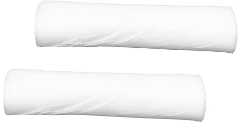 Lurrose 2 Rolls Kitchen Range Hood Filter Paper Thick Oil Absorbing Sheets Universal Grease Filters for Cooking Hood 10m Long Each Roll