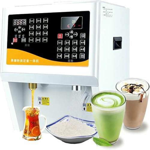 HOTAPEPU Automatic Fructose Dispenser In Fruit Powder, Quantitative Machine Of 3.5 L And 5 L Sugar Syrup Quantifier, Commercial Fructose Dispenser ~/