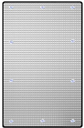 LJDJRHXH Lámina Aislante Doble de Burbujas de Aluminio, Protección UV Anti-Reflejo, 30 40 50 60 70 80 90 100 120 cm Ancho Película de Privacidad para Cristales con Ventosas(70x80cm)