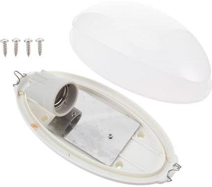 HOMOCONO Hitzebeständige Sauna Lampe LED mit Kunststoffgehäuse und Explosionsgeschützter Dampfbadausrüstung für Feuchtigkeitsgeschützten Saunaraum und Badezimmer