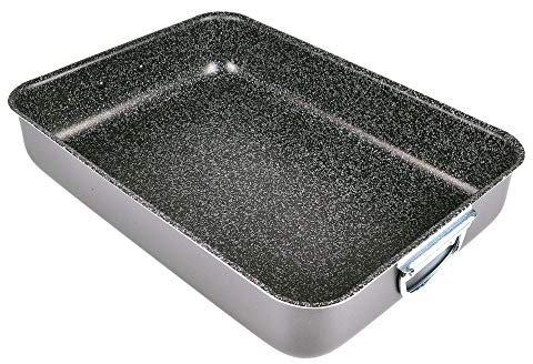 alluflon Tradizione Italia Lasagnera, Alluminio, Nero, 31x23 cm