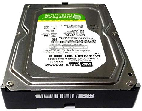 Western Digital Occidentale AV-GP Digitale HDD Interno da 3,5 da 500 GB, SATA, Buffer 32 MB, Nero (Ricondizionato)