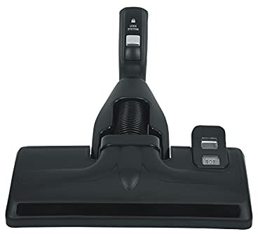 Rowenta Spazzola per aspirapolvere a slitta, testa di aspirazione per tutti i pavimenti, pavimenti duri, piastrelle, moquette, moquette ZR904801, nero