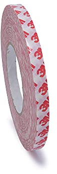gws 3M GPT-020F Doppelseitiges Klebeband mit Polyester-Träger; Länge: 50m Breite: mm; Temperaturbeständig; Soforthaftend; Multifunktional (50 m : 12 mm)
