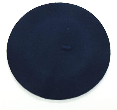 QBQZXAOSOWH Barett Cap Flache Kappe Karierte Baskenmützen Für Damen Baskenmützen Mode Weibliche Houndstooth Baskenmützen Schwarze Baskenmützen Mit Verstellbarem Seil Marineblau