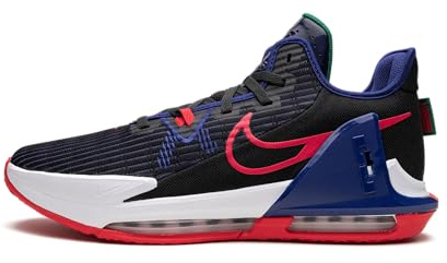 Nike Lebron Witness VI Herr Basketball Trainers CZ4052 Sneakers Skor (uk 9 us 10 eu 44, black siren red 005)