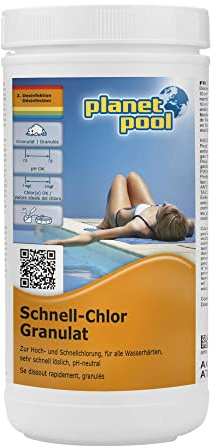 Planet Pool - Schnell-Chlor-Granulat, 1 kg