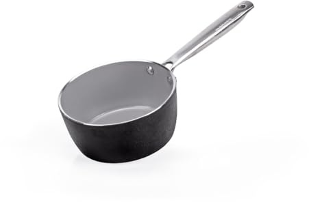 Moneta Armonia Finegres casseruola 1m 16cm, rivestimento naturale FineGres (NO PFAS), anche per induzione. 100% Made in Italy.
