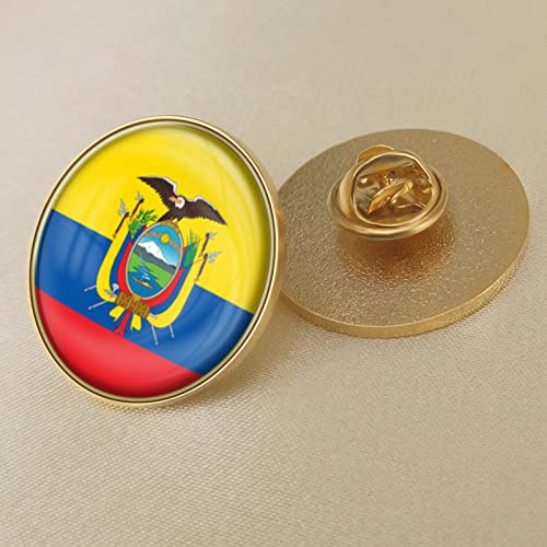 Insignia De Pin De Bandera De Águila Voladora De Ecuador,Insignias De Esmalte De Pin De Solapa De Bandera,Pines De Bandera Nacional Ondeante,Pines De Insignias Nacionales De Bandera De Metal,Bro