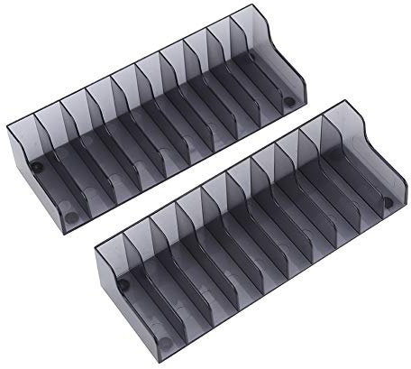 Redlution Spiel-Aufbewahrung, Box Game Cd Storage Stand Halter Unterstützung CD DVD Halterung für/SLIM/PRO 2 Stück Große Kapazität Karte