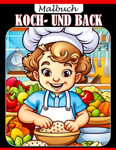 Koch- und Backmalbuch zum Ausmalen: 30 Ausmalbilder von fröhlichen Aktivitäten beim Zubereiten von Essen mit geliebten Menschen zum Ausmalen. ... um sich zu entspannen und zu erholen.