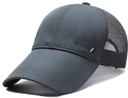 YAMEE Baseball Cap Unisex Sommer Mesh,Basecap Herren Atmungsaktiven,Sommer Mützen für Herren Sonnenschutz,Sport mütze männer Leicht,Sonnenhut Damen Verstellbar Für Den Täglichen Sport