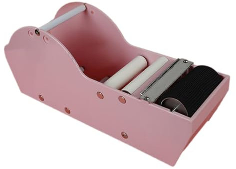 Oshhni Hochwertiger Klebebandspender für Effizientes Verpacken, ROSA