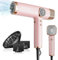Faszin Hair Dryer, Lightweight Hairdryer with 110,000 RPM High Speed Motor for Fast Drying, 200 Million Ionic Hairdryers for Women & Men, Low Noise Hair Dryers, with 3 Magnetic Nozzle (Pink)