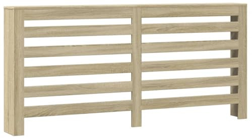 vidaXL Heizkörperverkleidung Sonoma-Eiche 175x20x82 cm Holzwerkstoff