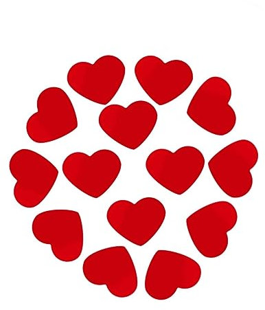 Garneck Bomboniere Per Matrimonio 200 Pezzi Cuori Luccicanti Paillettes Decorazioni Da Tavolo Coriandoli Sparsi Per Decorazioni Per Matrimonio