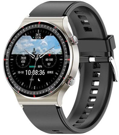cosescos Smart Watch ECG Heart Rate Blood Oxygen Sleep Health Monitor Activity Tracker (B)
