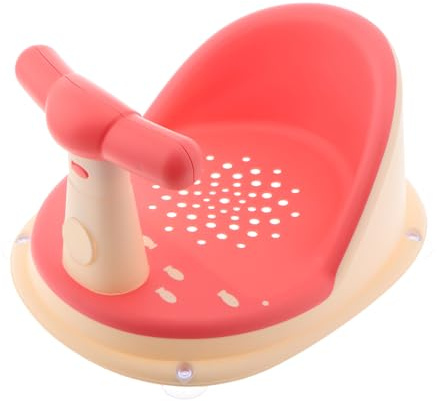 Hemobllo Ergonomischer aus Saugnapf Rutschfester Babybadewannensitz mit Unterseite Pp Tpe Sicherer Badesitz und Babys und Kleinkinder