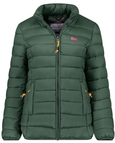 Geographical Norway ATIKOLOR para mujer – Anorak acolchado ligero – Chaqueta cálida de media temporada para el día a día – Chaqueta de exterior cortavientos estilo urbano – Moda otoño invierno cómoda