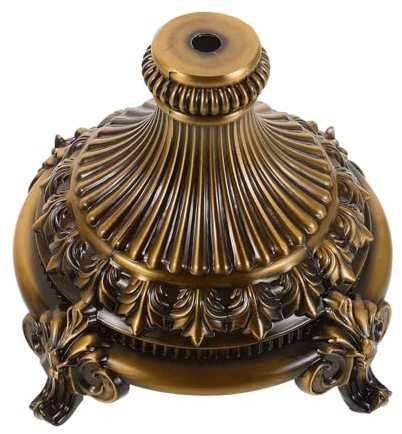 Homoyoyo Soporte para Frutero Metálico de Aleación de Zinc Azul Antiguo Base Europea de 150 MM para Bandeja de Frutas Plataforma Decorativa Multifuncional para Centro de Mesa Sala y