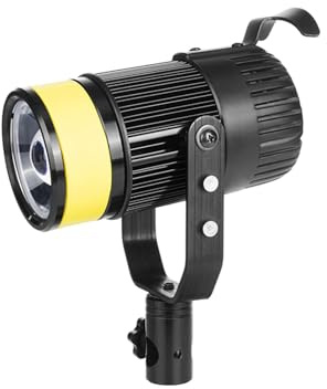Domary Illuminazione Video Professionale a LED per Fotografia 3500LM 22000lux Dimmerabile 2700K 6500K Alta luminosità CRI 96+ per Streaming Live Fotografia di Prodotti Lega di (Spina europea)